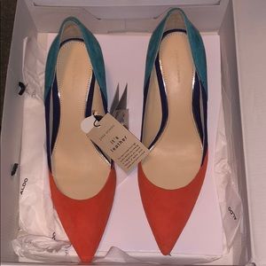 ZARA multicolored heels